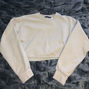 PrettyLittleThing Oversized Crop Sweatshirt